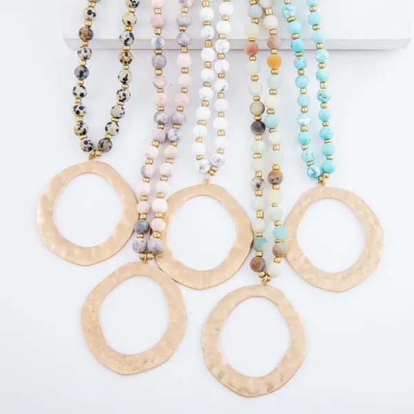 Stone Beaded Necklace