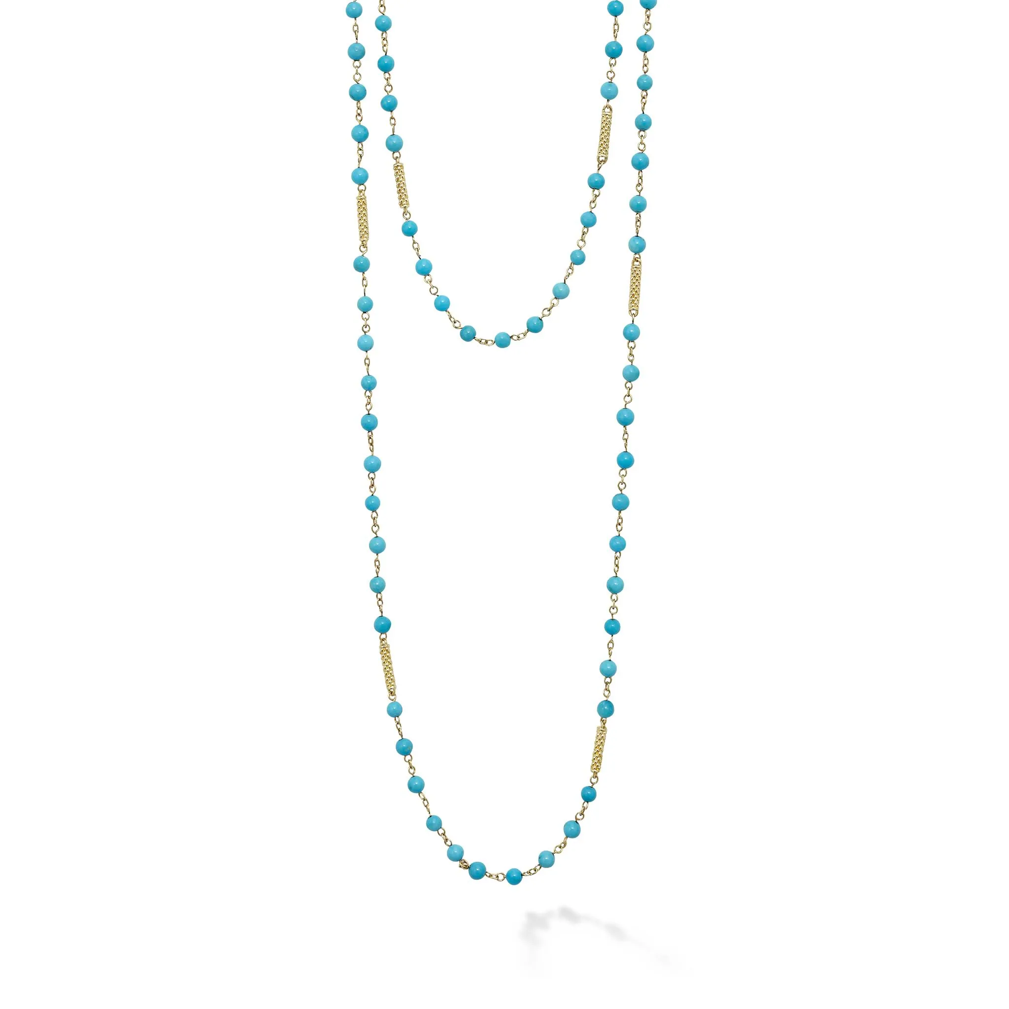 Studio 18K Turquoise Beaded Necklace