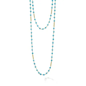 Studio 18K Turquoise Beaded Necklace