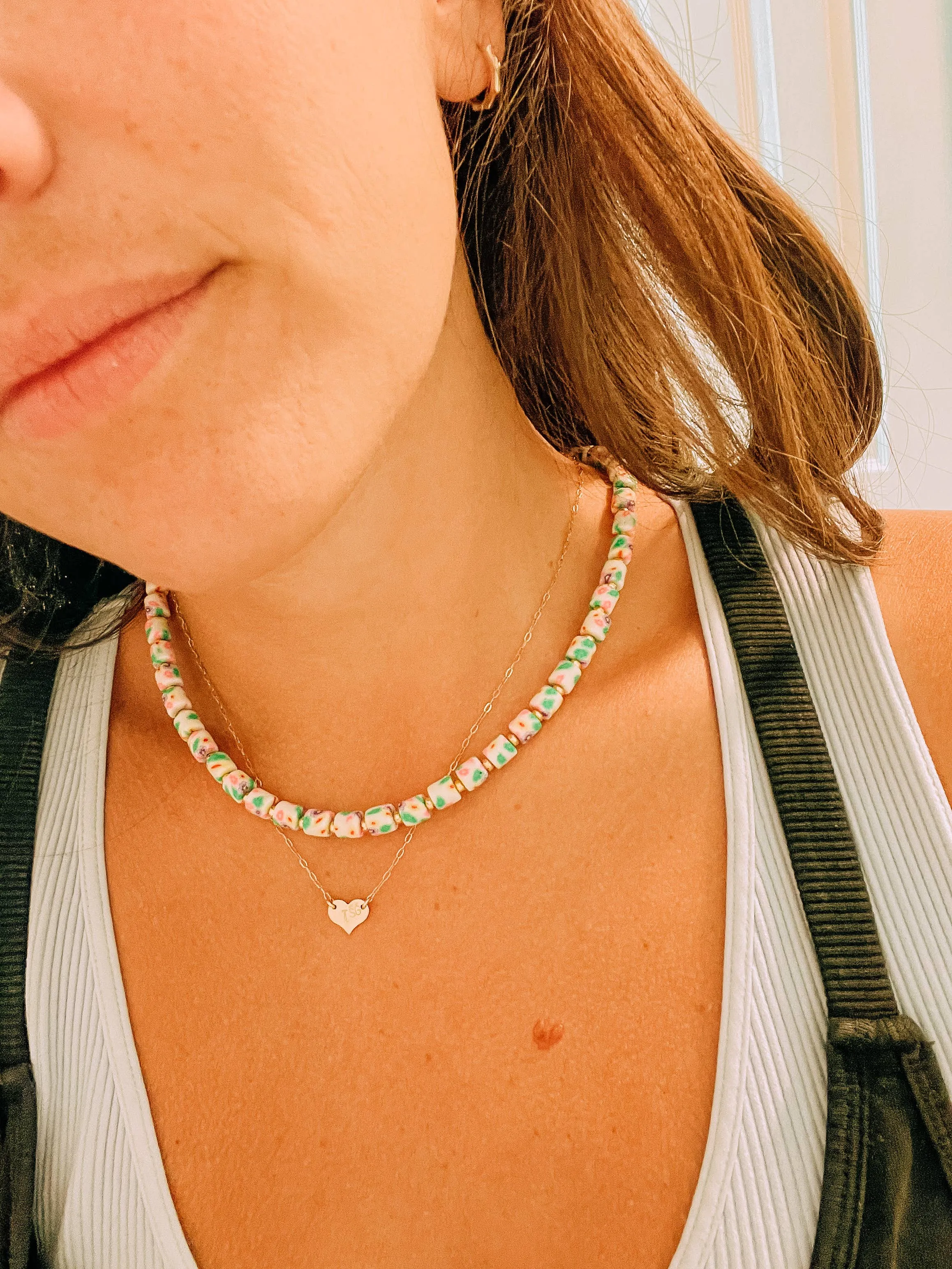 Summer Clay Beaded Necklace