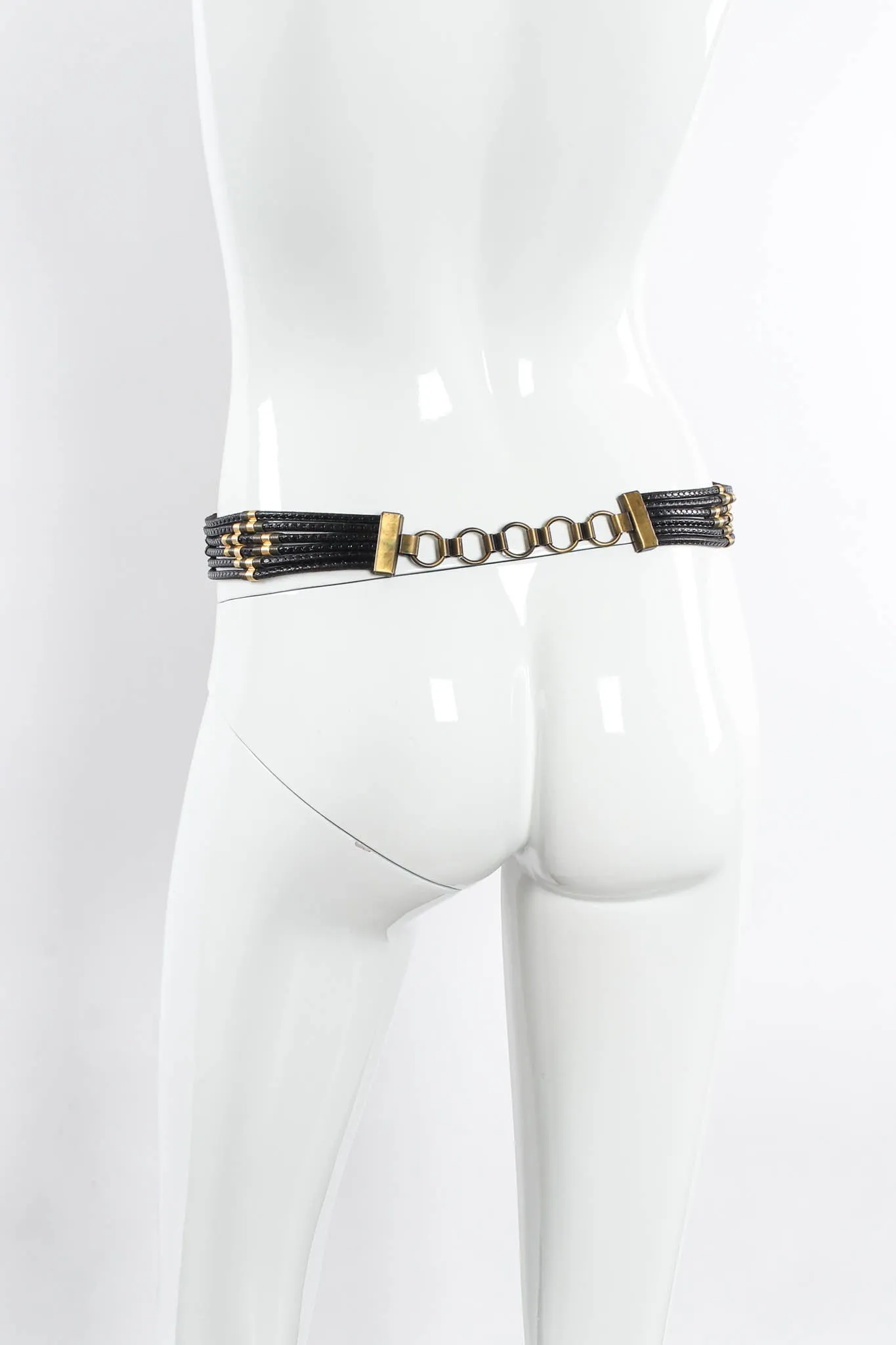 Sun Beam Leather Rope Belt