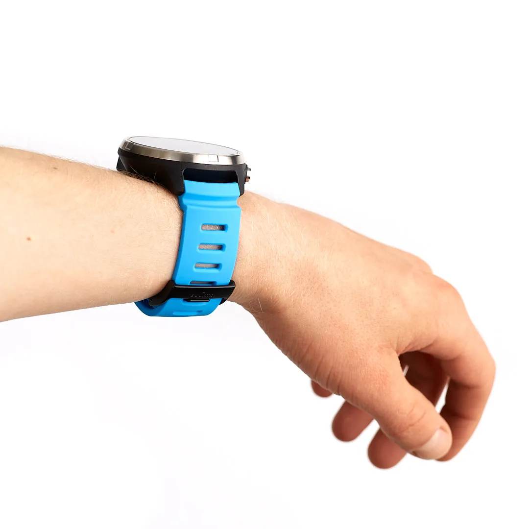 Suunto 24mm Dive 1 Silicone Strap Blue Black Size M