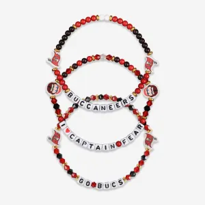 Tampa Bay Buccaneers 3 Pack Friendship Bracelet