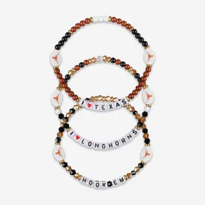 Texas Longhorns 3 Pack Friendship Bracelet