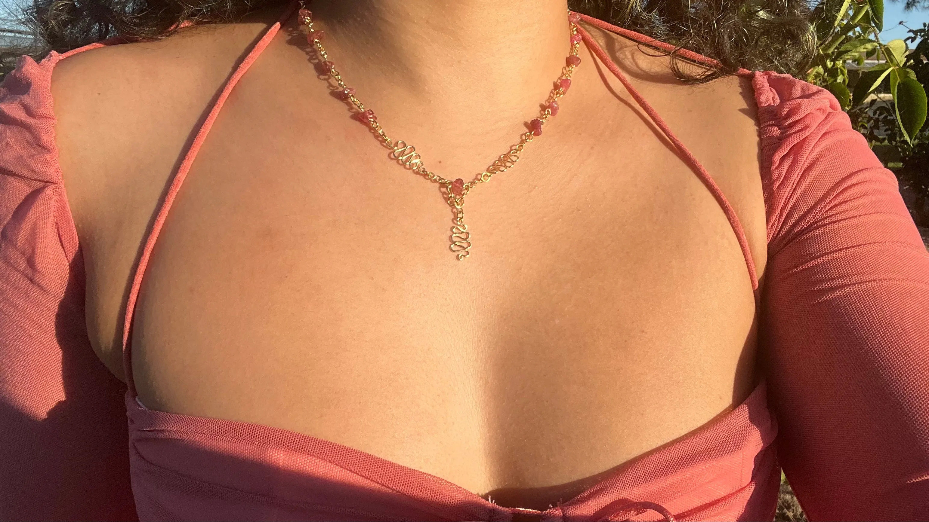 The Pink Tourmaline Stheno Serpent 𓆙