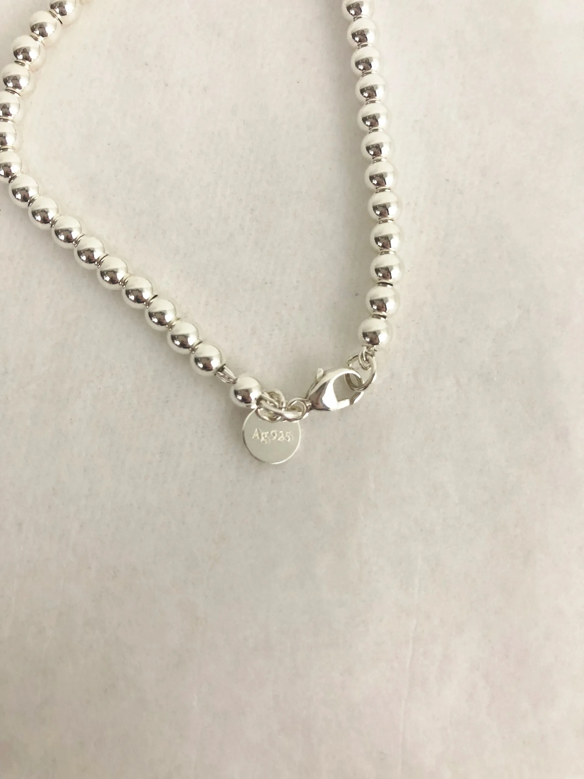 Tiffany & Co. Heart Bead Bracelet
