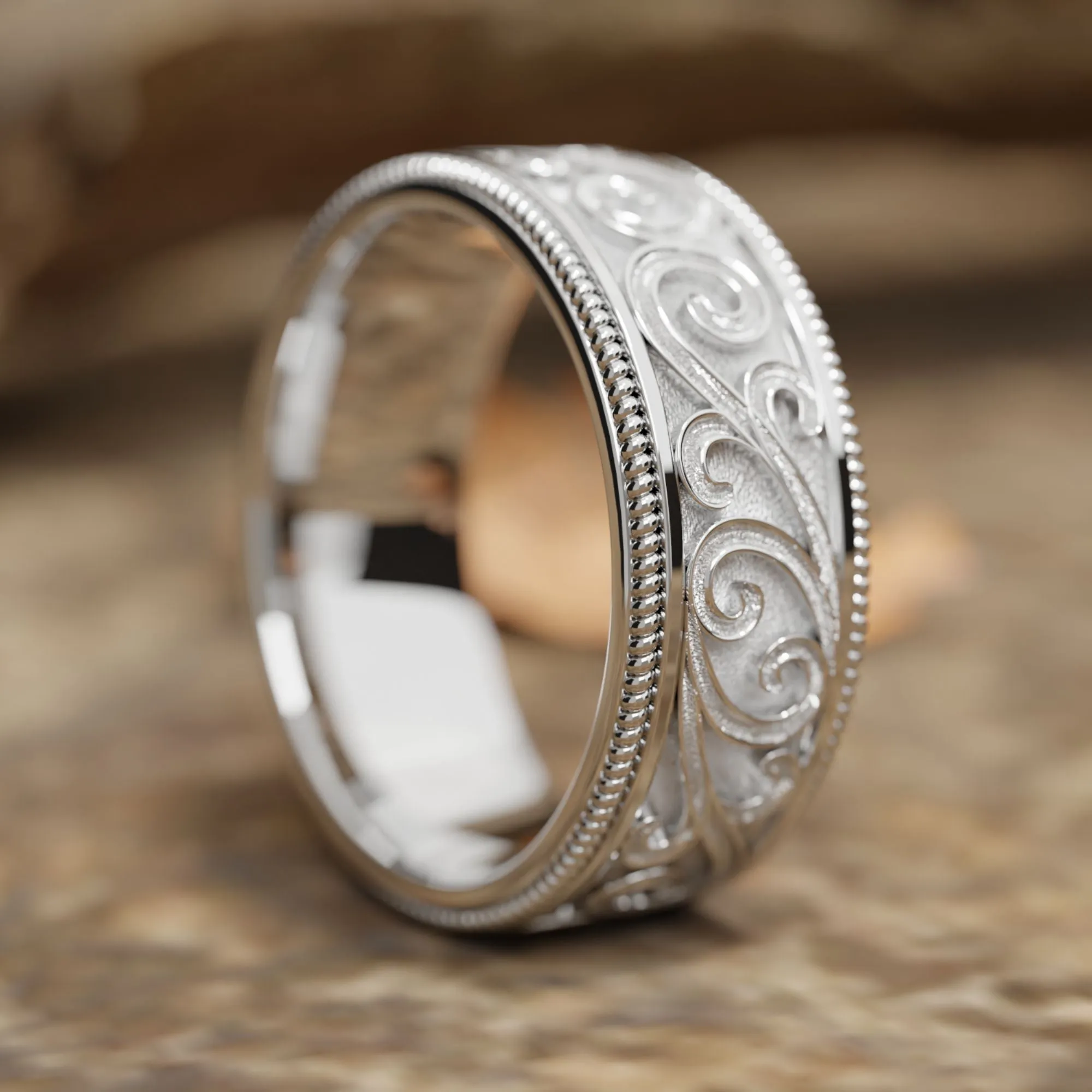 Tribal Carve Ring