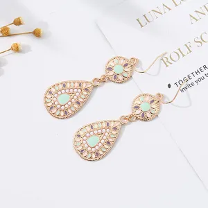 Tribal Dangle Stud Earrings