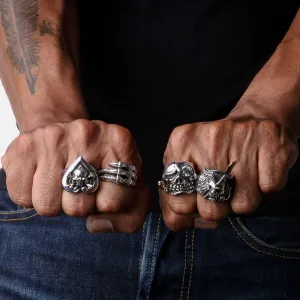 Tribal Gothic Claw Sterling Silver Ring
