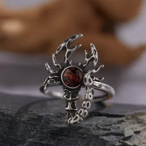 Tribal Scorpion Cuff Ring S925 Silver Unisex Halloween Wear Open Ring
