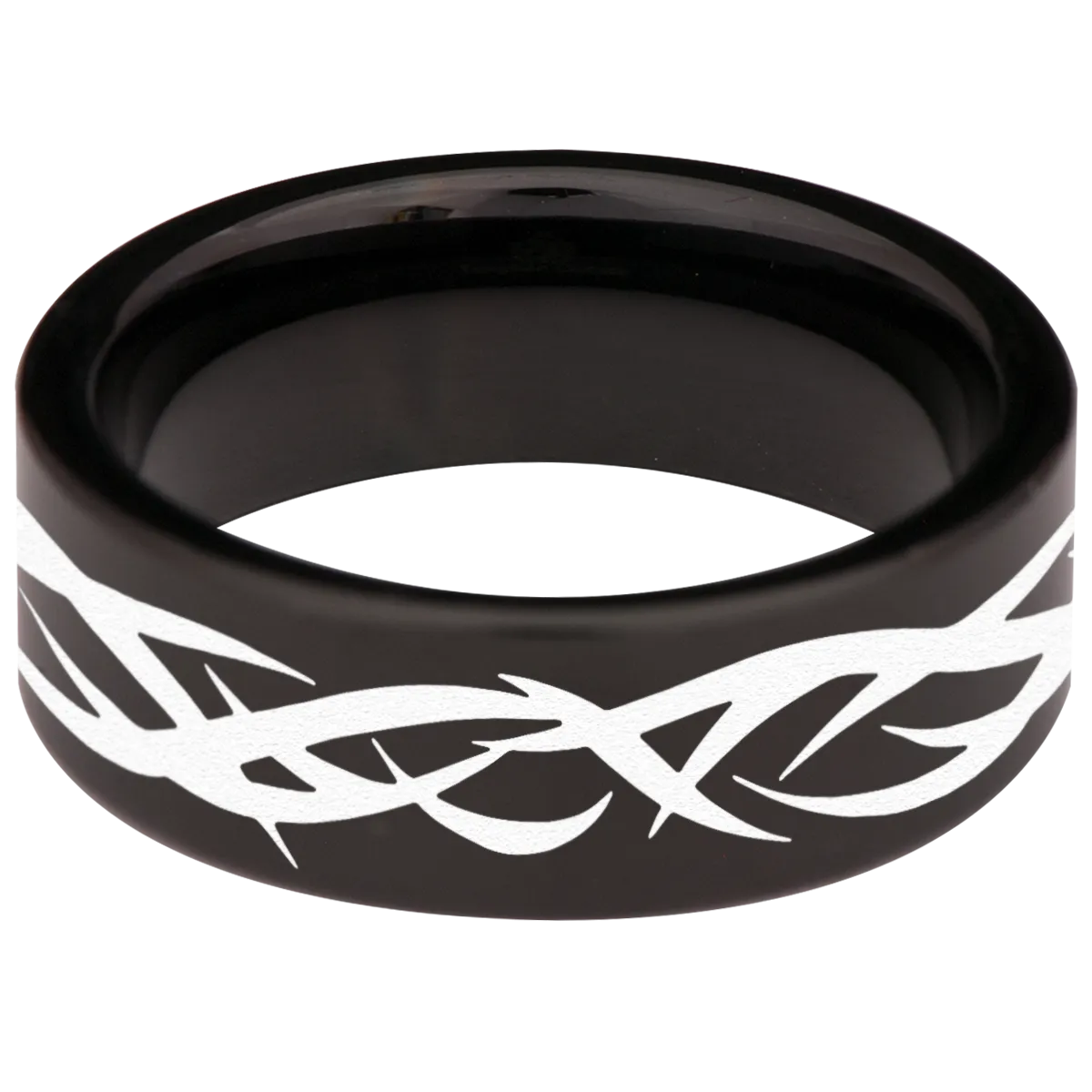 Tribal Sun Tungsten Carbide Ring