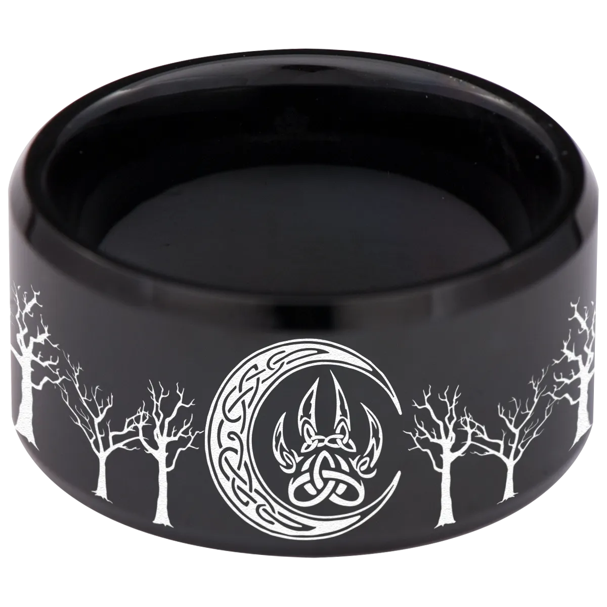 Tribal Werewolf Tungsten Carbide Ring