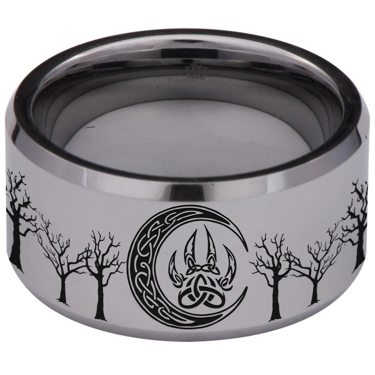 Tribal Werewolf Tungsten Carbide Ring
