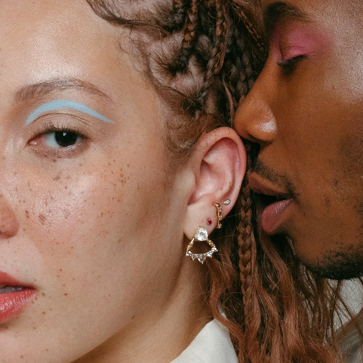 TRILLION CHANDELIER EAR JACKETS | HERKIMER
