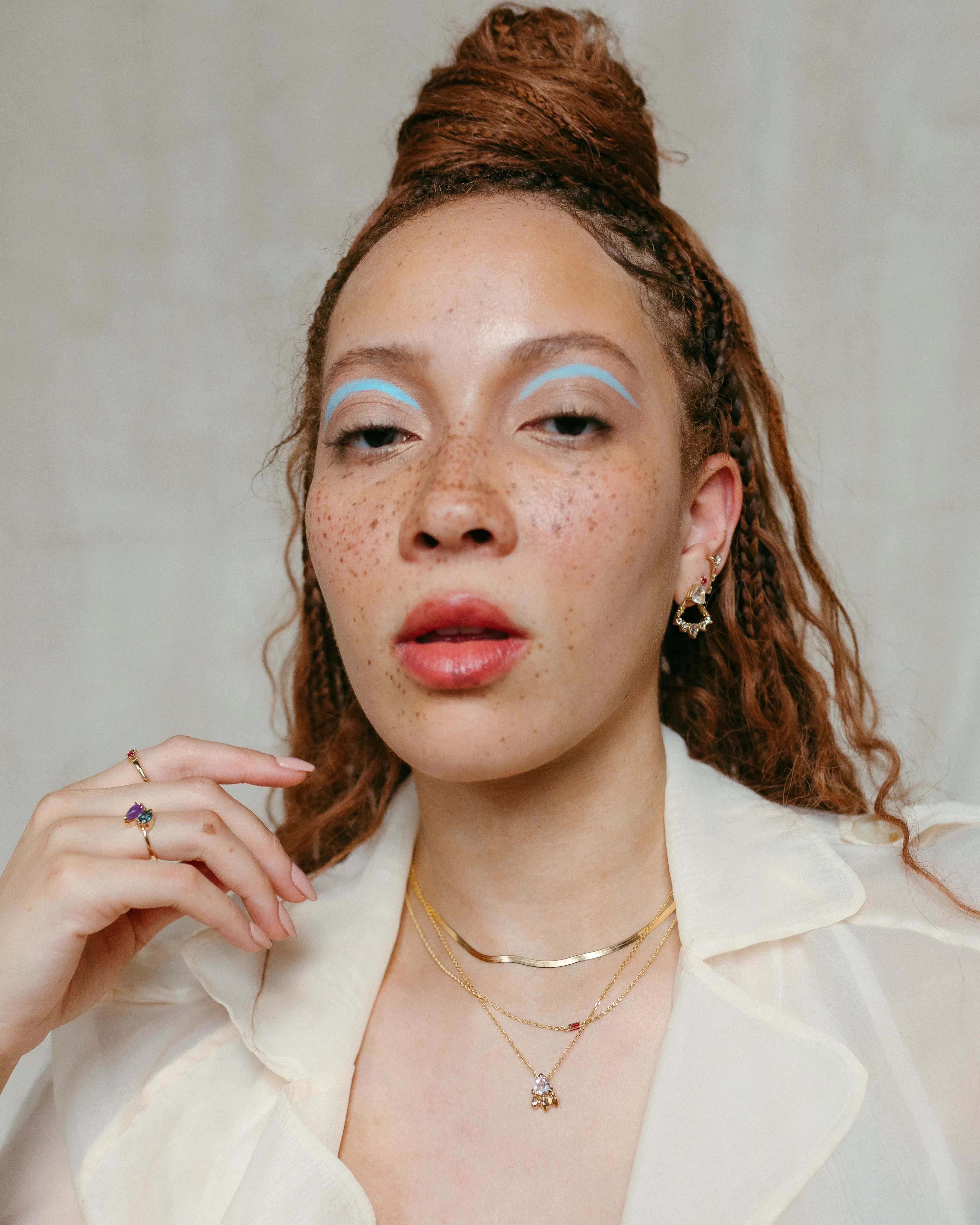 TRILLION CHANDELIER EAR JACKETS | HERKIMER