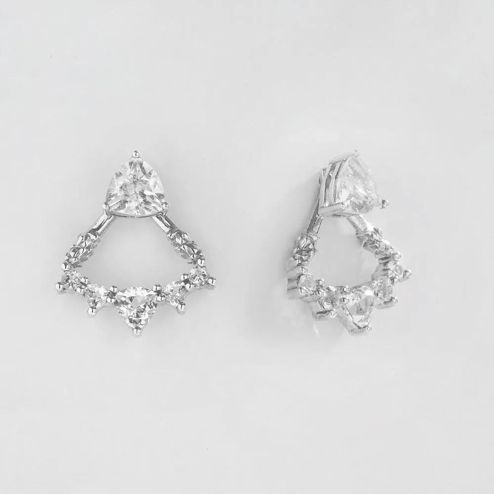 TRILLION CHANDELIER EAR JACKETS | HERKIMER