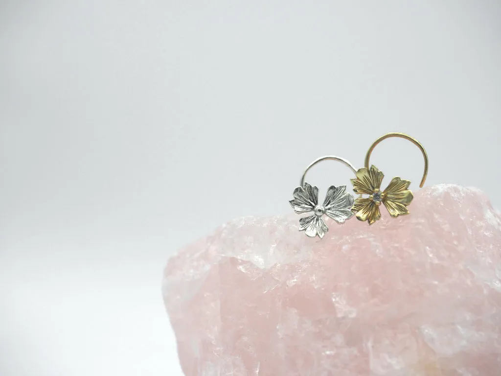 Trillium Backless Earring