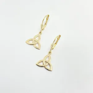 Trinity Knot 'Ardfert' Drop Earrings - Small