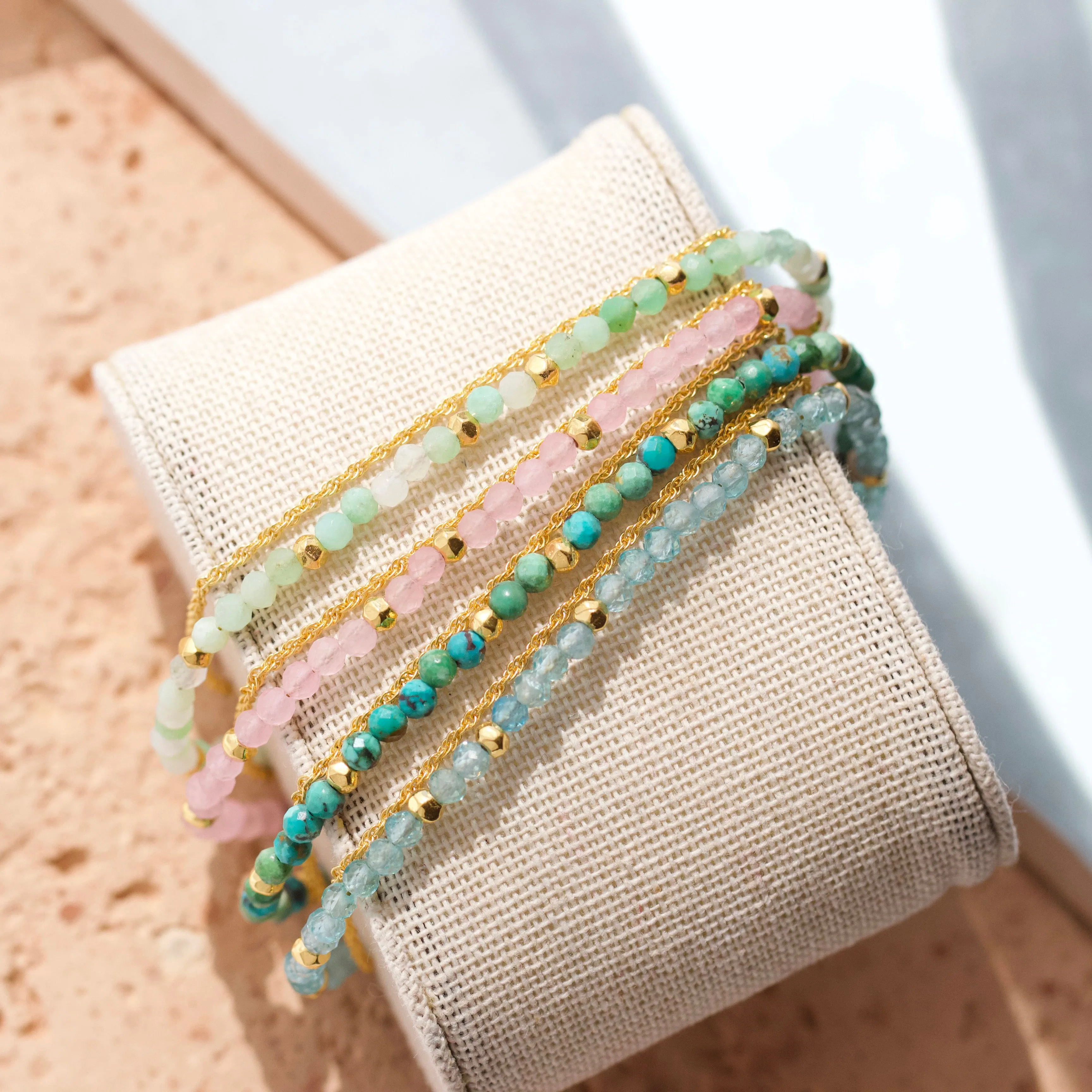 Turquoise & Diamond Manifestation Bracelet