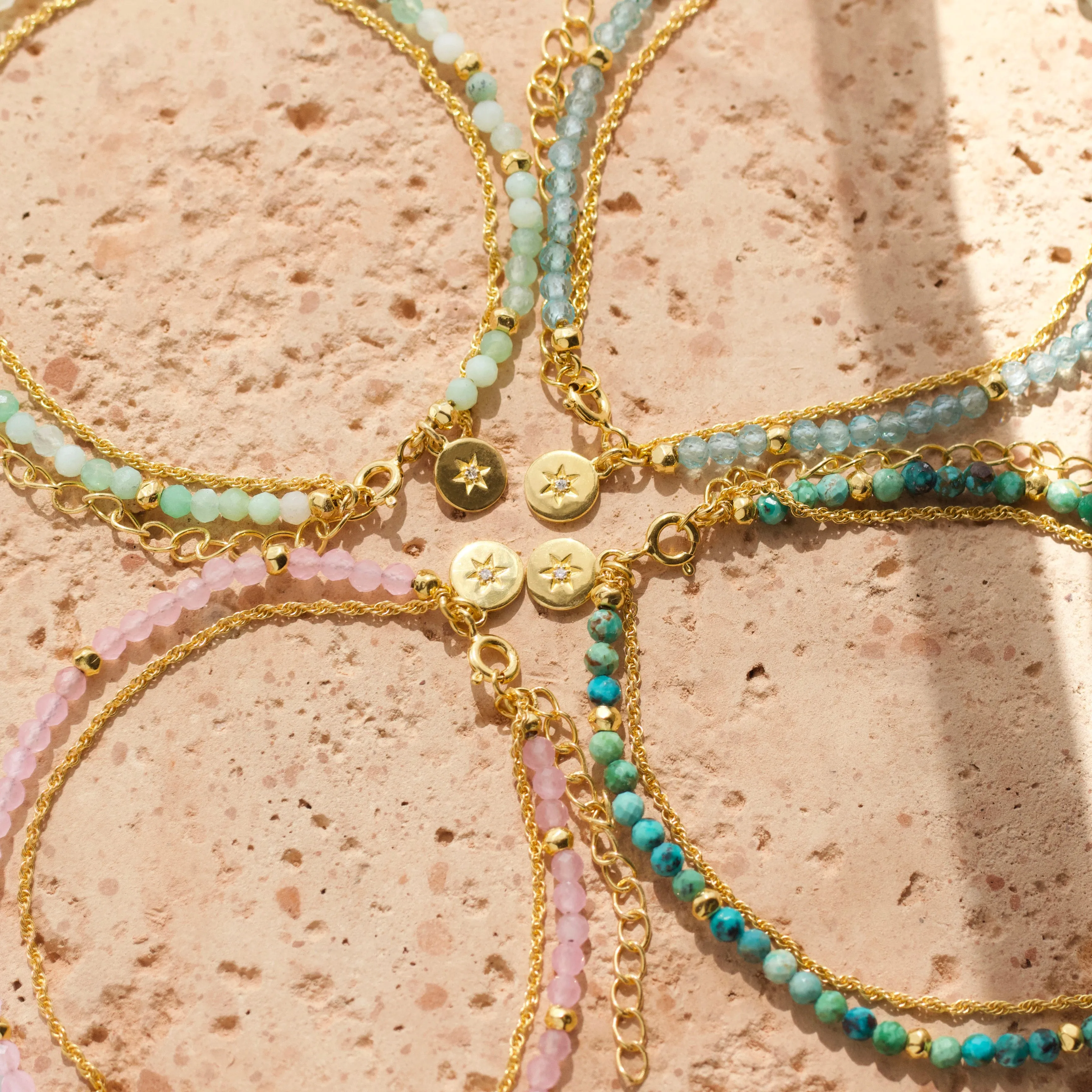 Turquoise & Diamond Manifestation Bracelet