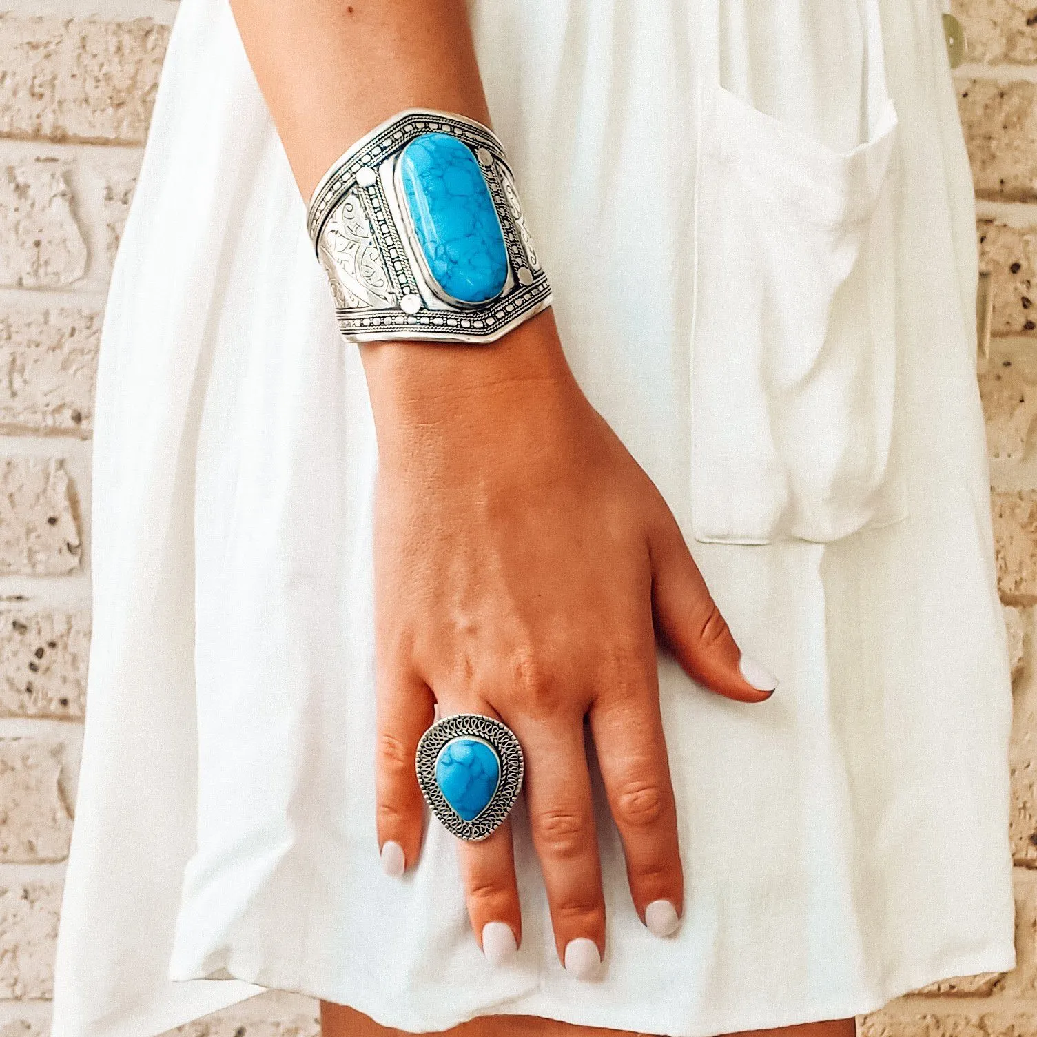 Turquoise Tribal Ring