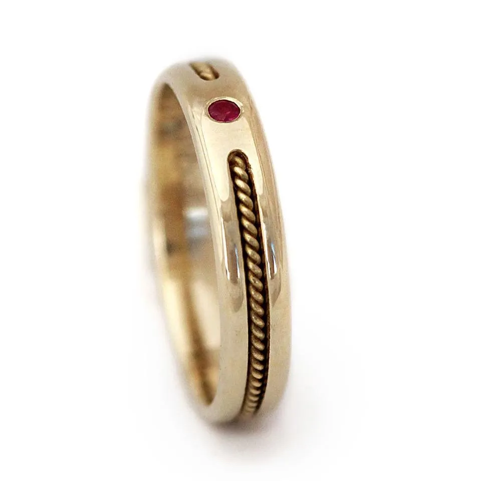Twist- promise ring engagement ring wedding ring