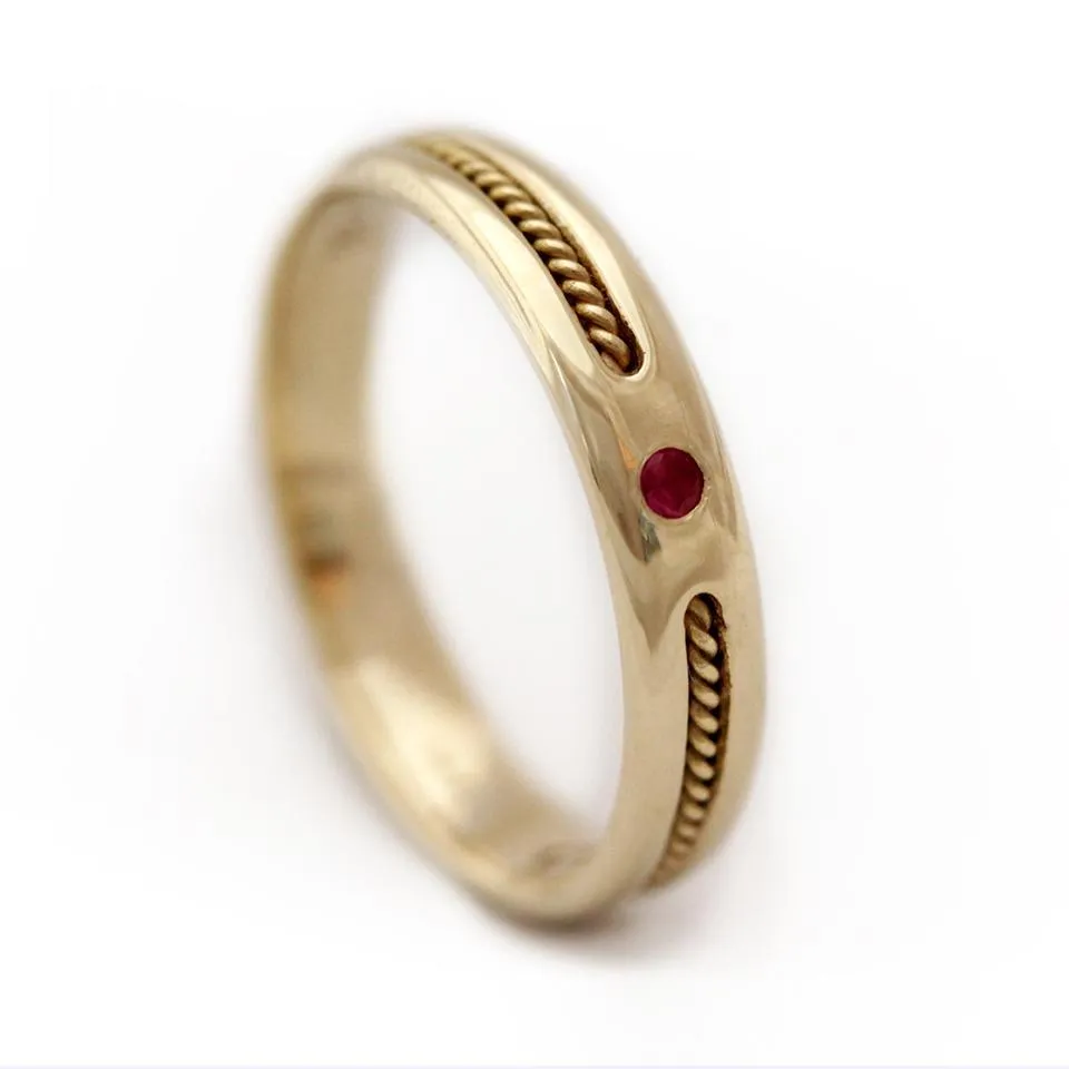 Twist- promise ring engagement ring wedding ring