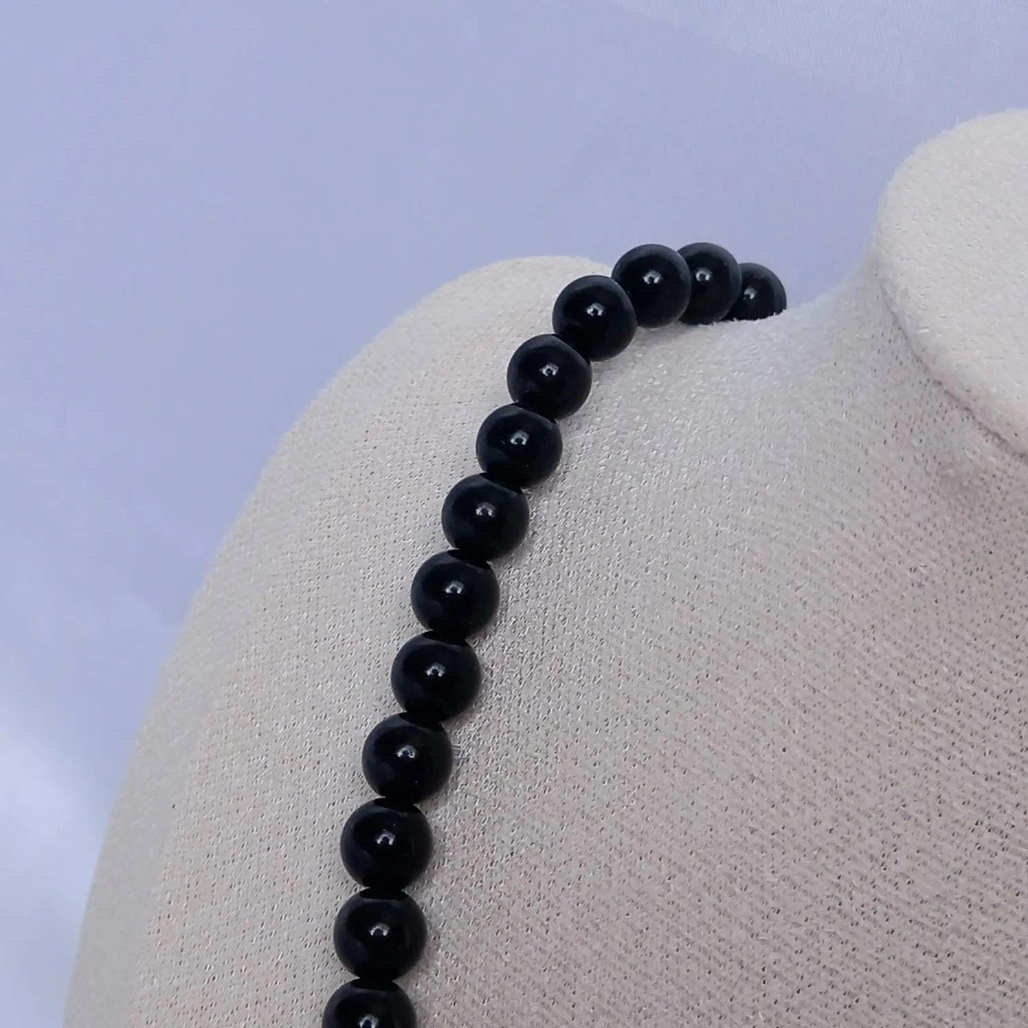 Two Tone Pearl Necklace - Faux Pearl Necklaces In The UK,Chunky Necklace,Chunky Jewellery,Silver Jewellery In The UK,Silver Necklaces