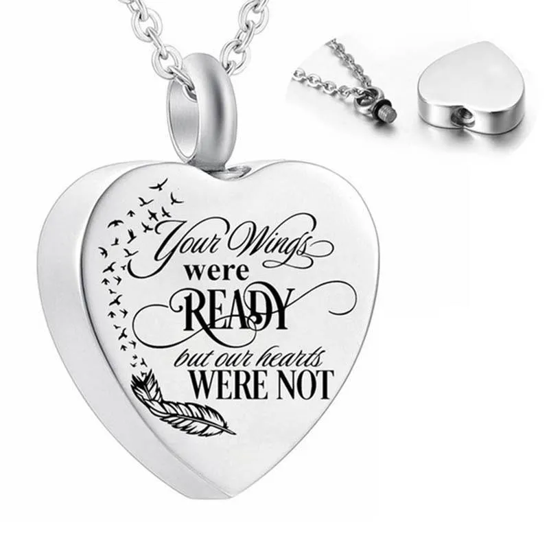 Urn Of Memories X Mystical Passion New Collection! Heart Cremation Urn Necklace For Ashes - Urn Jewelry Memorial Pendant