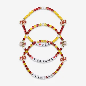 USC Trojans 3 Pack Friendship Bracelet