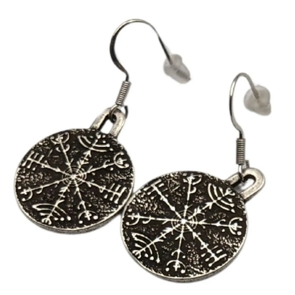 Veldismagn bronze earrings
