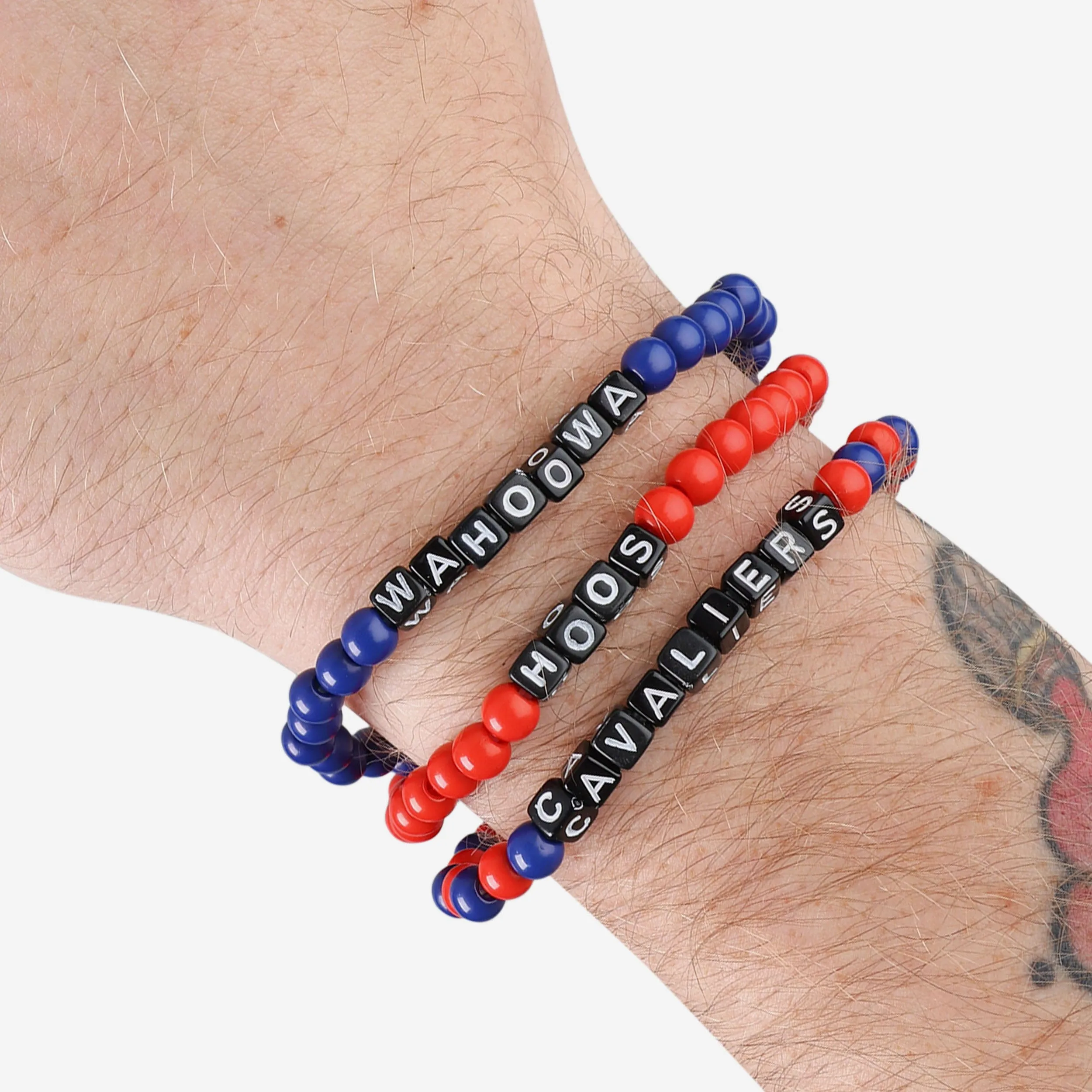 Virginia Cavaliers 3 Pack Beaded Friendship Bracelet