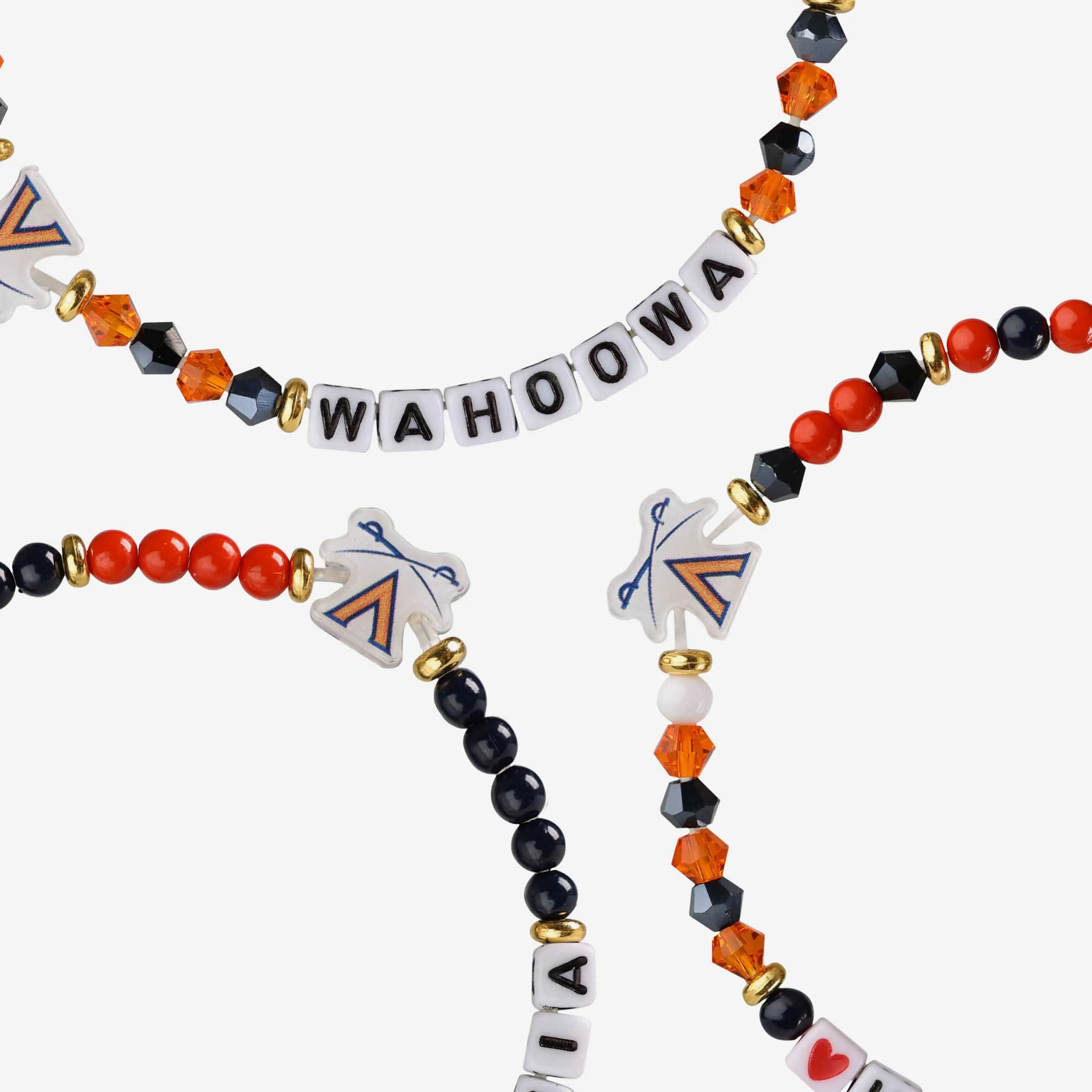 Virginia Cavaliers 3 Pack Friendship Bracelet