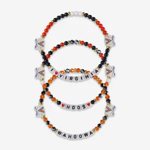 Virginia Cavaliers 3 Pack Friendship Bracelet