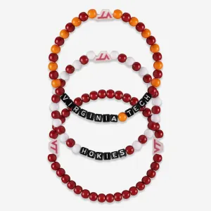 Virginia Tech Hokies 3 Pack Beaded Friendship Bracelet