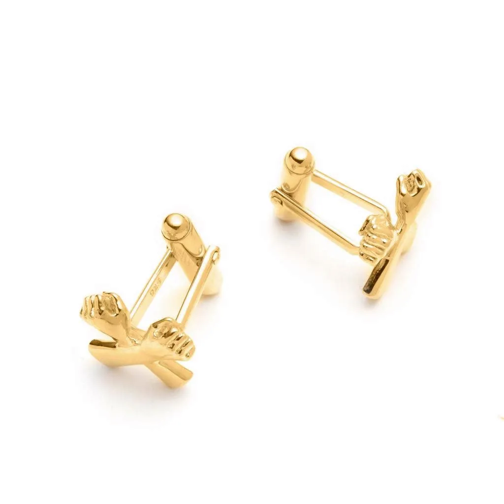 Wakanda Gold Cuff Links