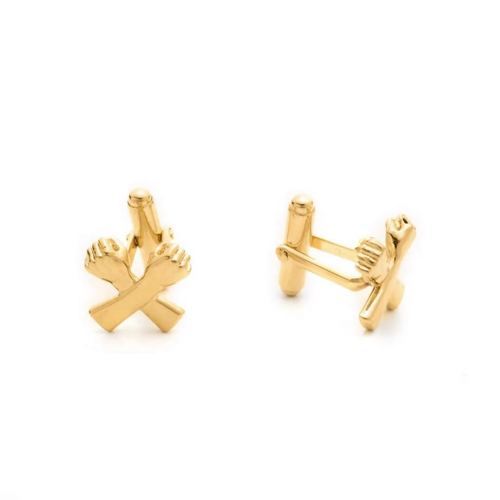 Wakanda Gold Cuff Links