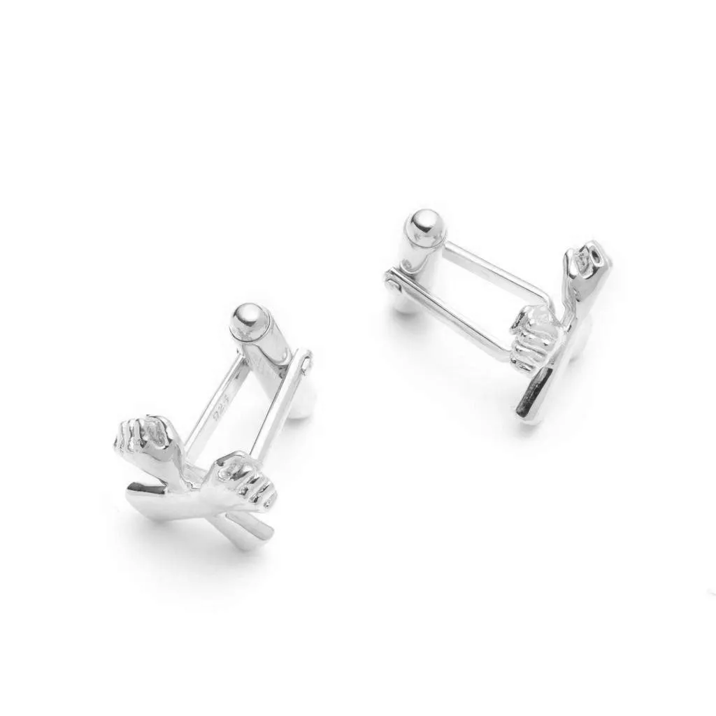 Wakanda Sterling Silver Cuff Links