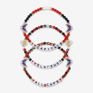 Washington Capitals 3 Pack Friendship Bracelet