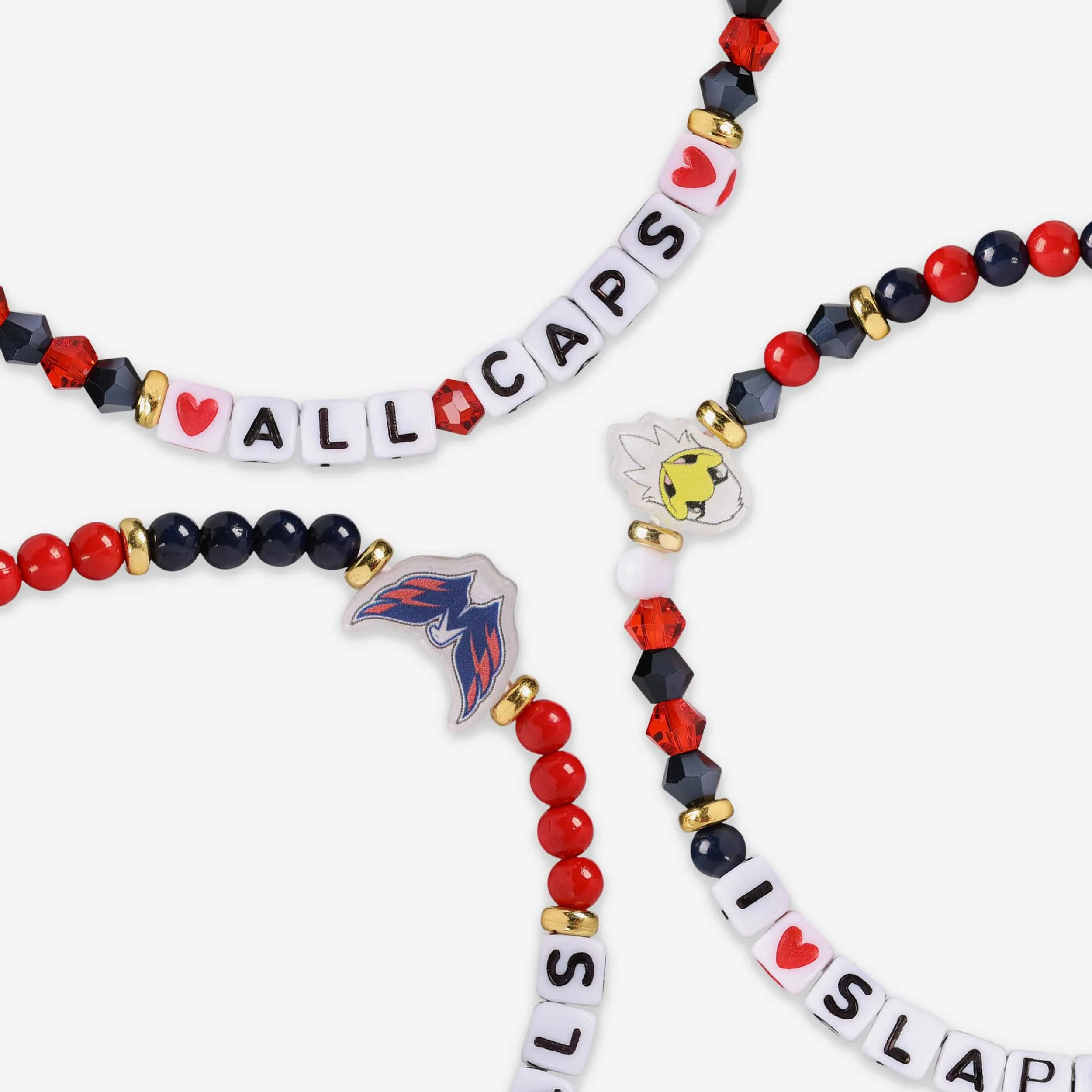 Washington Capitals 3 Pack Friendship Bracelet