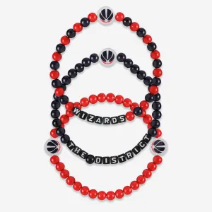Washington Wizards 3 Pack Beaded Friendship Bracelet