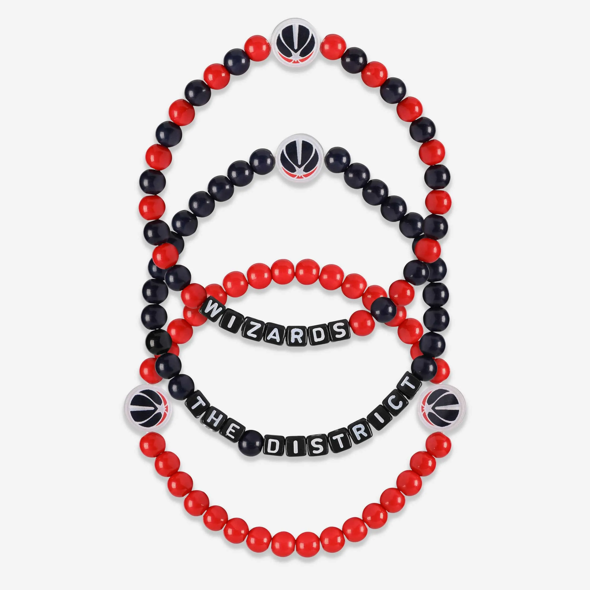 Washington Wizards 3 Pack Beaded Friendship Bracelet
