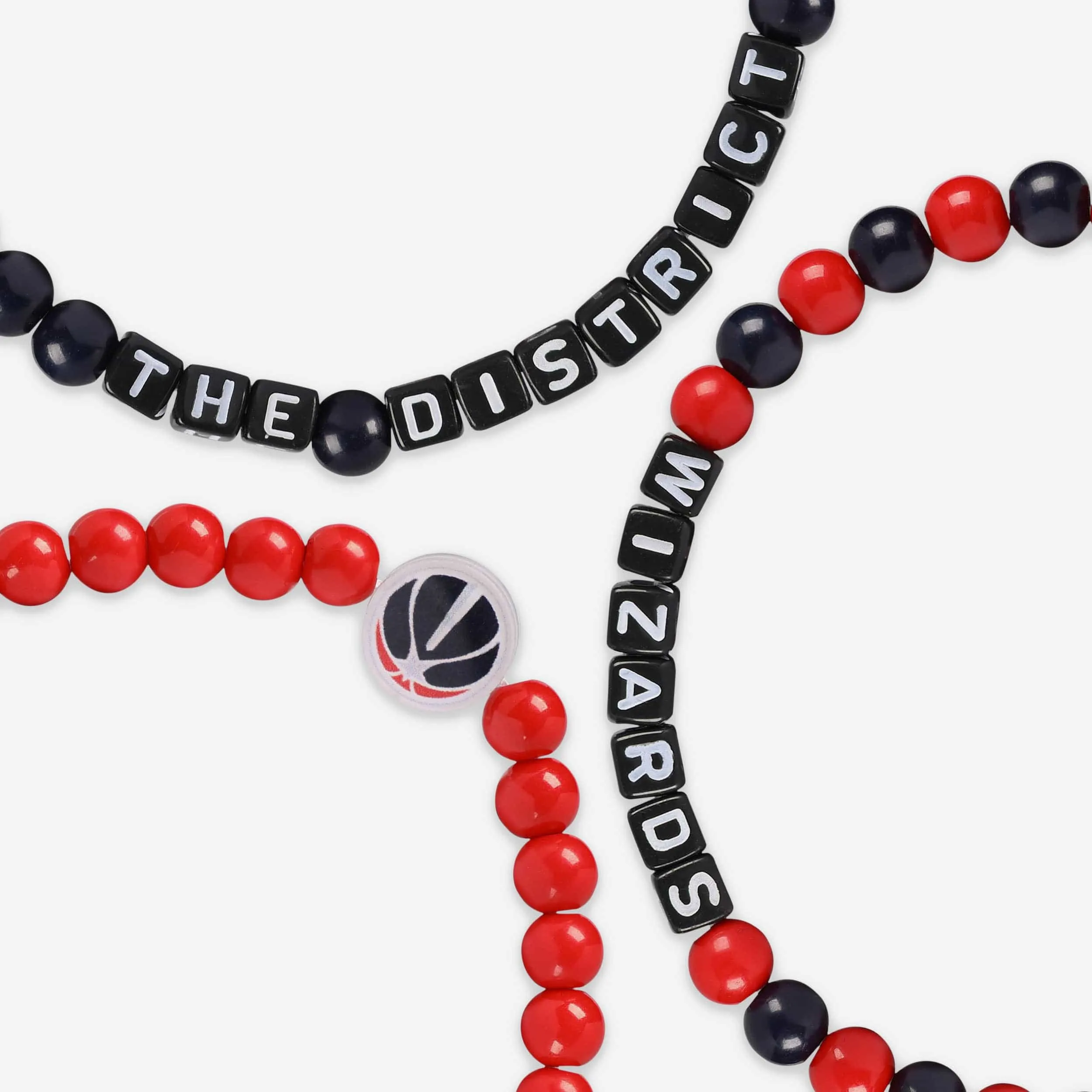 Washington Wizards 3 Pack Beaded Friendship Bracelet