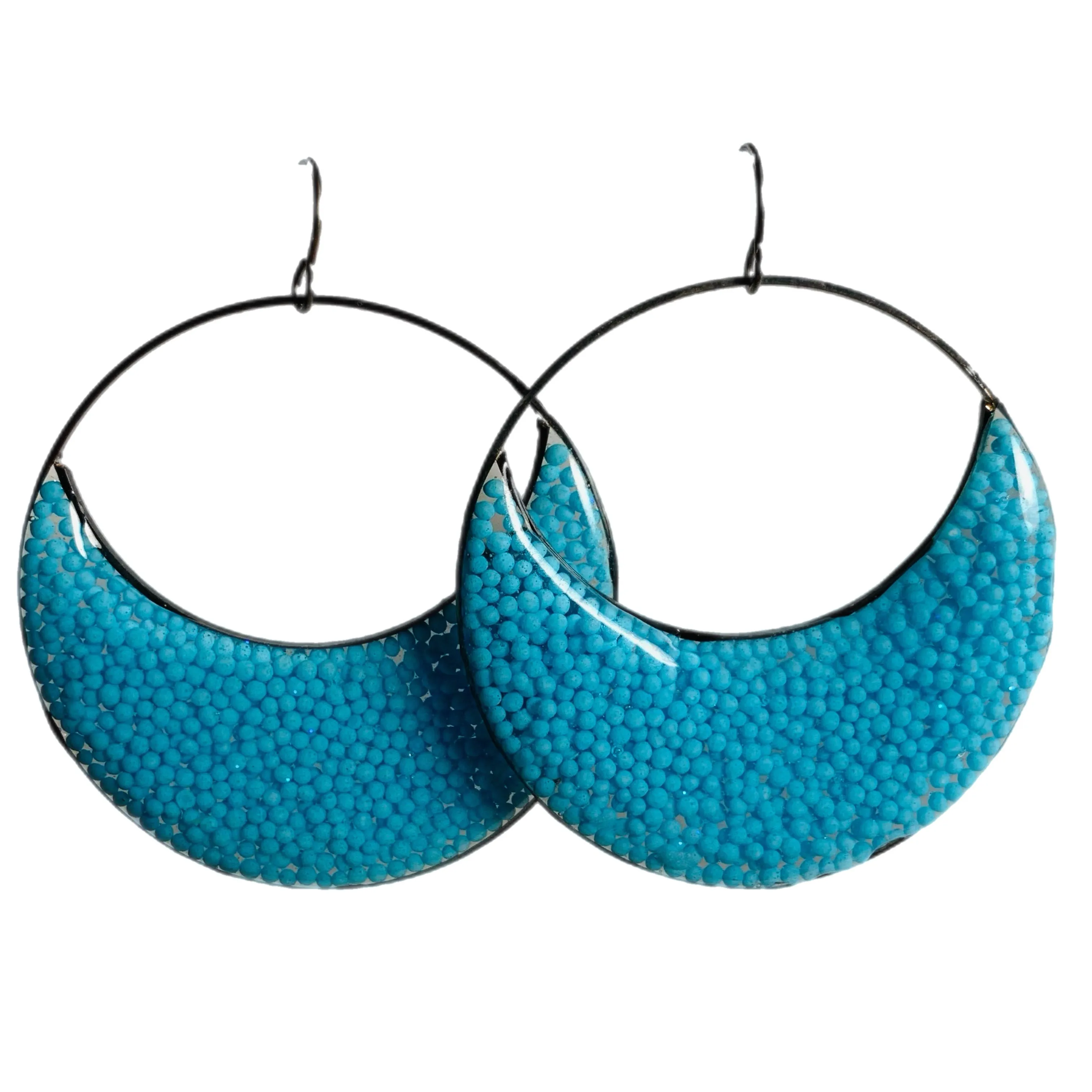 Waxing Moon Sprinkle Earrings