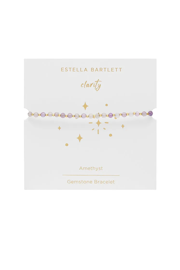 Wellness Amethyst Gemstone Amelia Bracelet