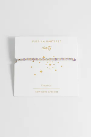 Wellness Amethyst Gemstone Amelia Bracelet