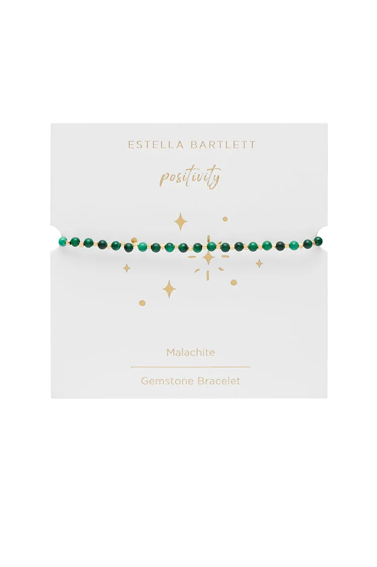 Wellness Malachite Gemstone Amelia Bracelet