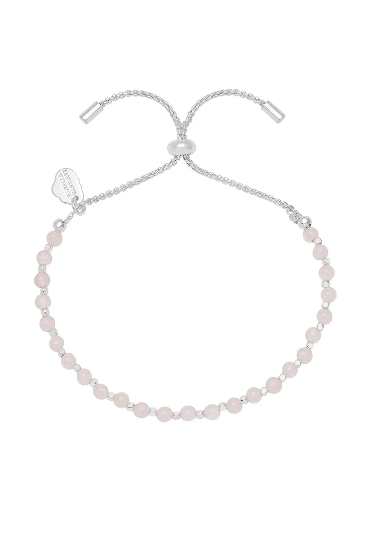 Wellness Rose Quartz Gemstone Amelia Bracelet