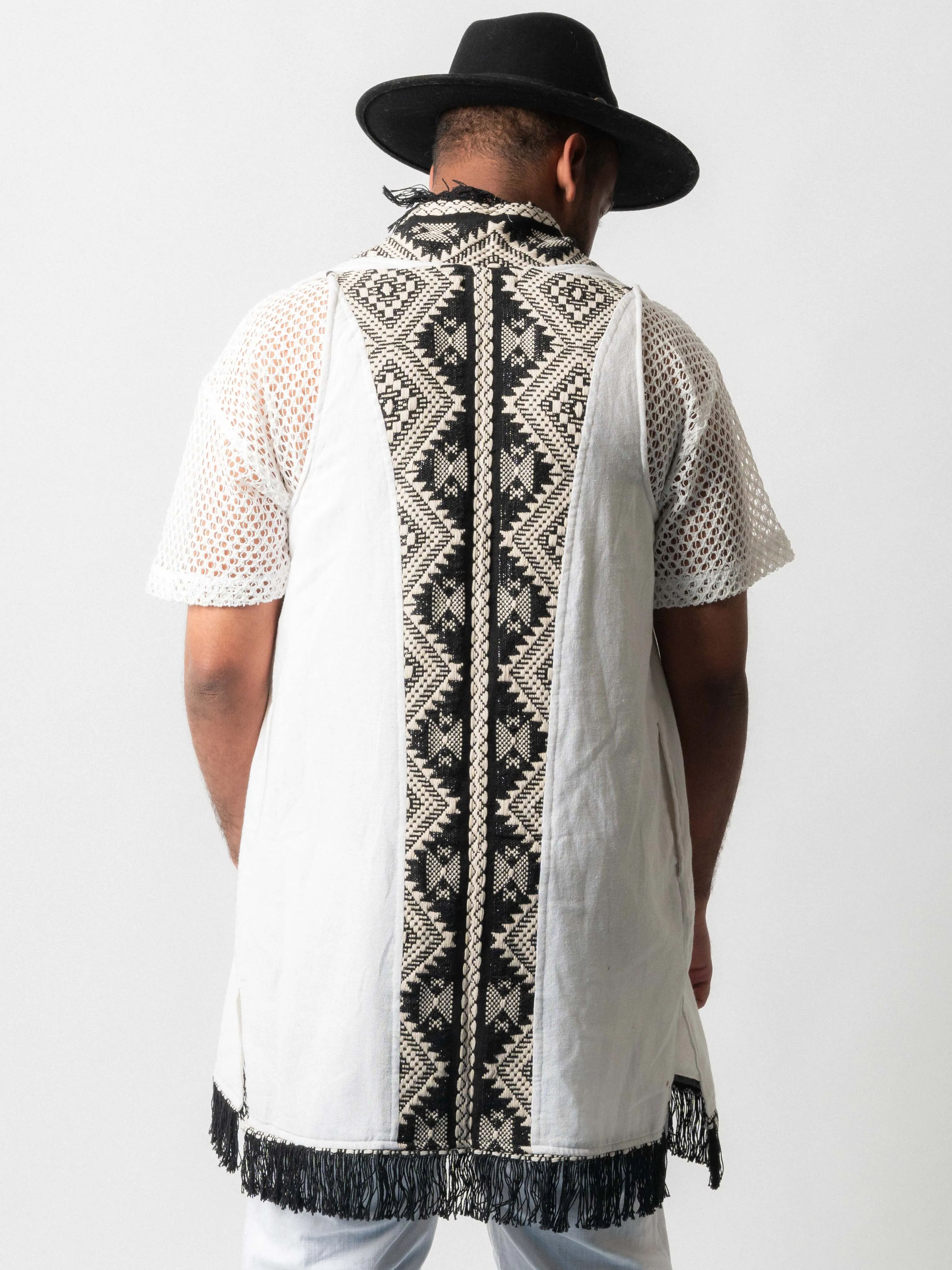 White Ibiza Waist Coat