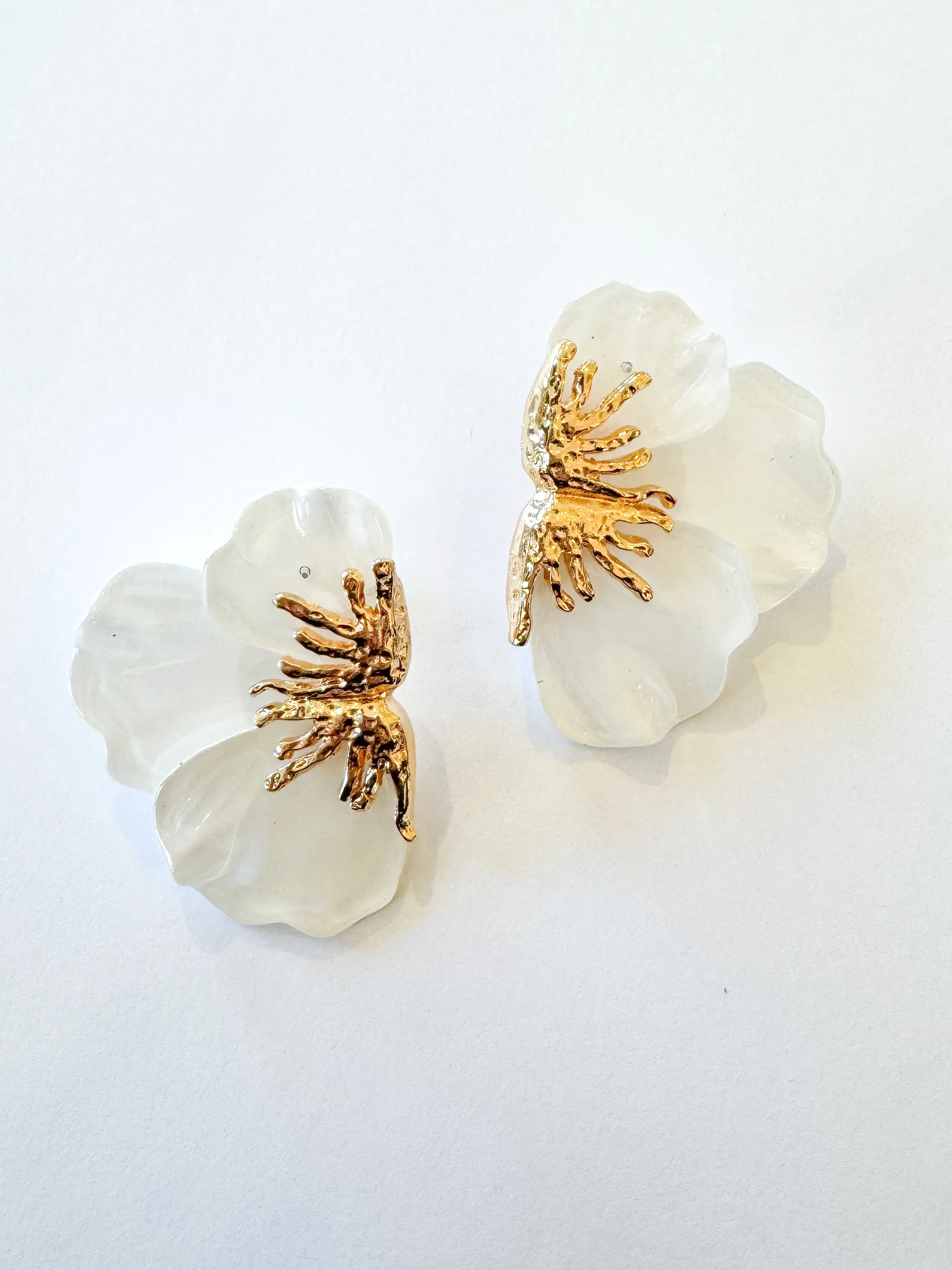 Wide Flower Earring